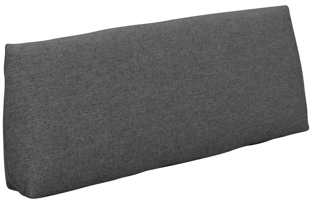 RÜCKENKISSEN   60/25/12 cm  - Anthrazit, Design, Textil (60/25/12cm) - Max Winzer