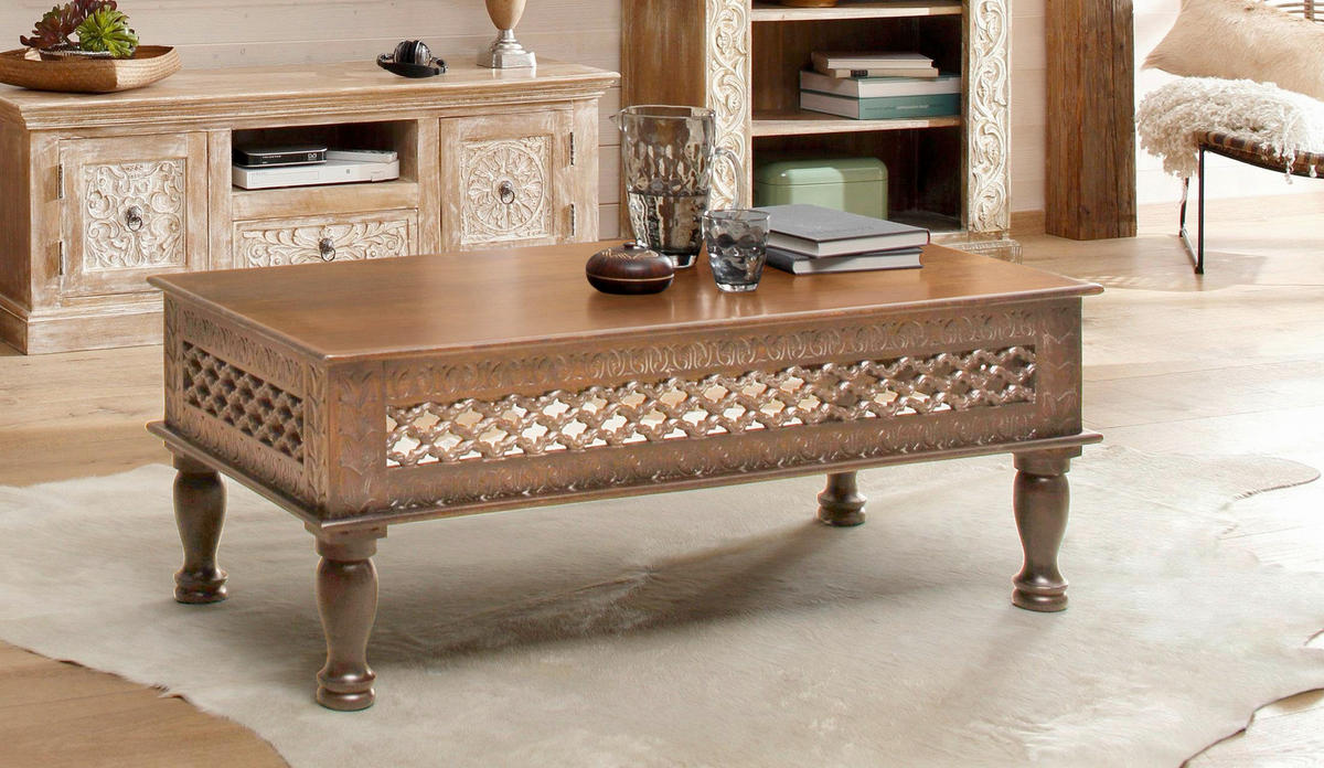 COUCHTISCH in Holz 120/60/45 cm  - Braun, Design, Holz (120/60/45cm) - MID.YOU