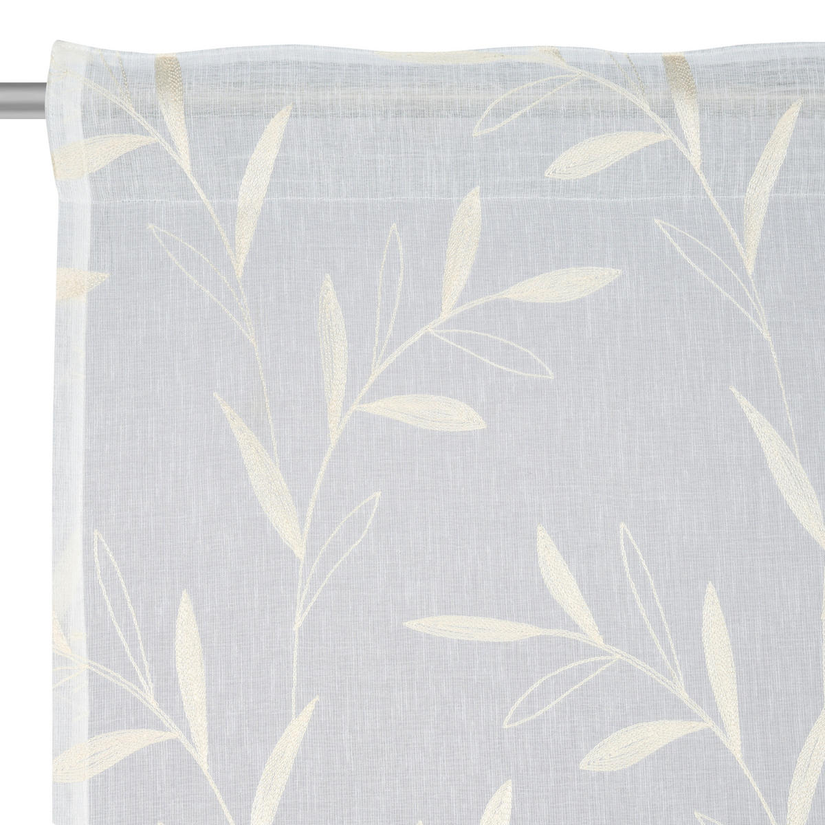 FERTIGVORHANG  transparent   135/245 cm  - Creme, Natur, Textil (135/245cm) - Esposa