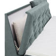 BOXSPRINGBETT 180/200 cm  in Mintgrün  - Schwarz/Mintgrün, KONVENTIONELL, Kunststoff/Textil (180/200cm) - Carryhome