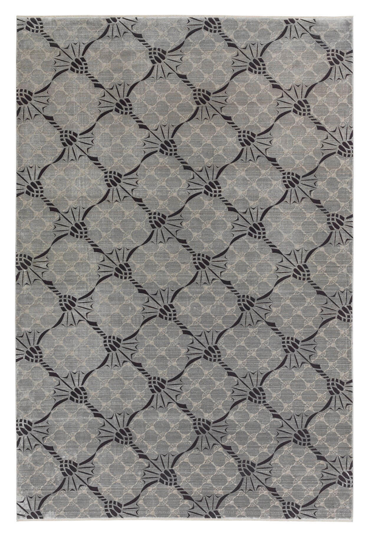 WEBTEPPICH Wohnzimmer 170/240 cm Cornflower Double Silberfarben rechteckig  - Silberfarben, Design, Textil (170/240cm) - Joop!