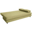 SCHLAFSOFA Taras  mit Stoffauswahl Webstoff Grün  - Schwarz/Grün, Design, Kunststoff/Textil (197/77/81cm) - Xora