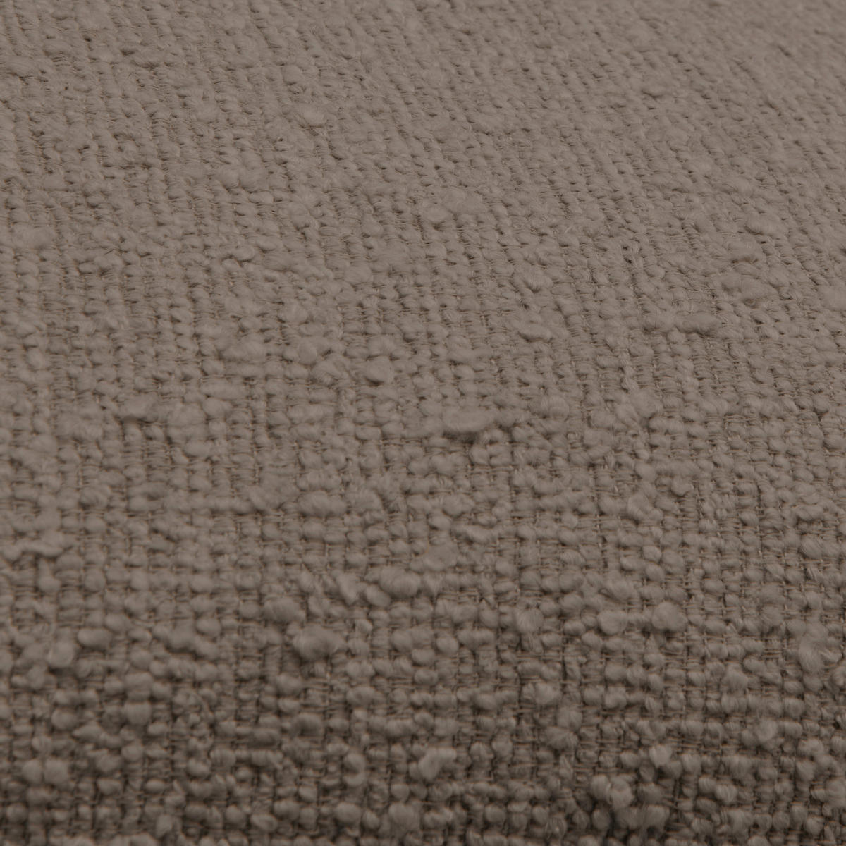 HUSSEN-SOFA i flatväv, bouclé brun  - brun, Trend, metall/textil (195/82/98cm) - Livetastic