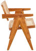 ARMLEHNSTUHL Naturfarben Rattan, Recyclingholz, Teakholz massiv  - Naturfarben, Trend, Holz (56/86/62cm) - Livetastic