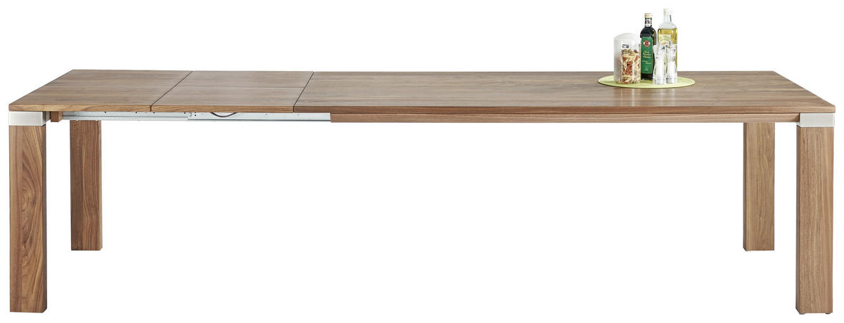 ESSTISCH in Holz 190/100/75 cm  - Nussbaumfarben, Design, Holz (190/100/75cm) - Venjakob