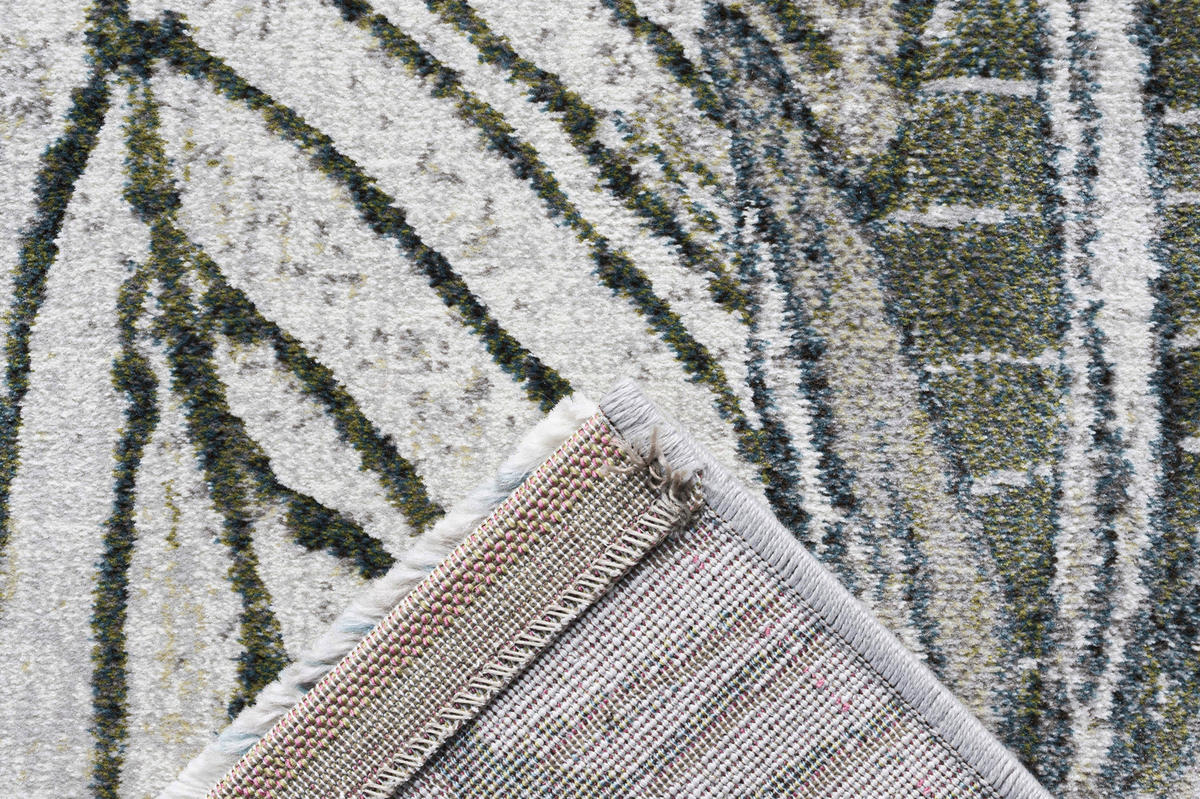 WEBTEPPICH 120/170 cm Catania Creme, Hellbraun, Hellgrün  - Hellbraun/Creme, Trend, Textil (120/170cm)
