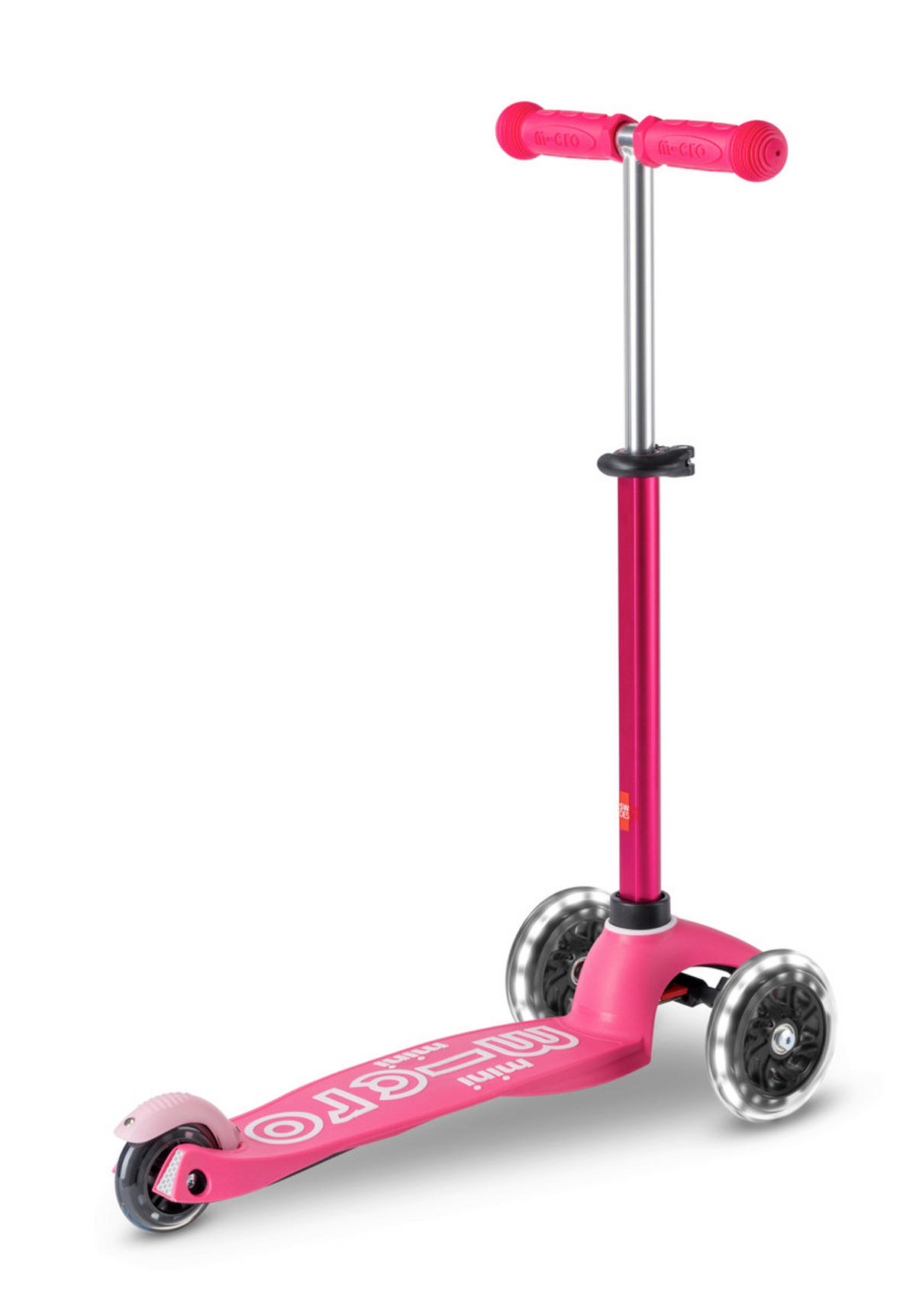 KINDERSCOOTER Mini Deluxe  - Pink, Basics, Kunststoff (55/26,5/49-67cm)