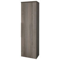 MIDISCHRANK 30/113,6/32,5 cm  - Alufarben/Grau, KONVENTIONELL, Glas/Holzwerkstoff (30/113,6/32,5cm) - Novel