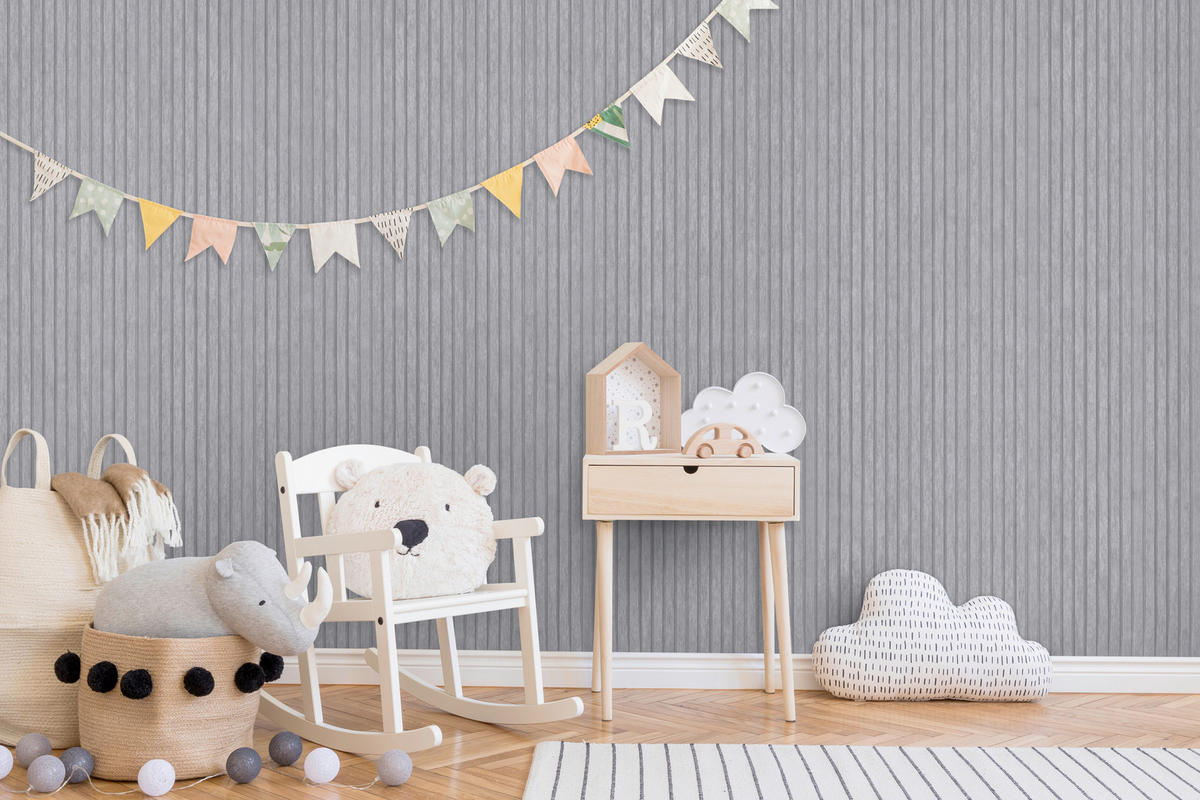 AKUSTIKPANEEL  - Hellgrau, Basics, Kunststoff (20/240/1,8cm)