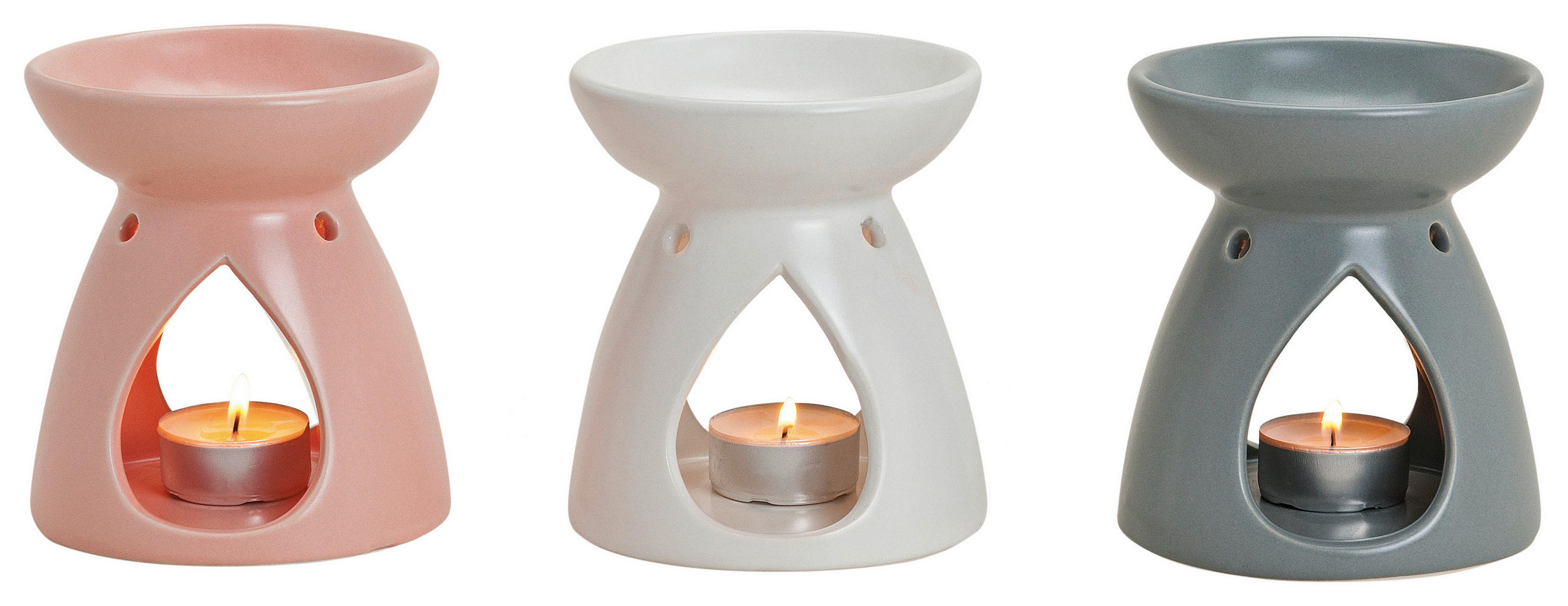 AROMALAMPA, keramika - šedá, Basics, keramika (10/11cm) - Ambia Home