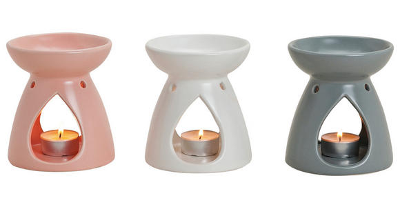 DUFTLAMPE 10/11 cm  - Grau, Basics, Keramik (10/11cm) - Ambia Home