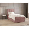 BOXBETT 90/200 cm,  in Kupferfarben, Bettkasten, Topper,  - Schwarz/Kupferfarben, MODERN, Holz/Kunststoff (90/200cm) - MID.YOU