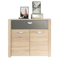 KOMMODE 94/82/41 cm  in Anthrazit, Sonoma Eiche  - Anthrazit/Alufarben, Basics, Holzwerkstoff (94/82/41cm) - Carryhome