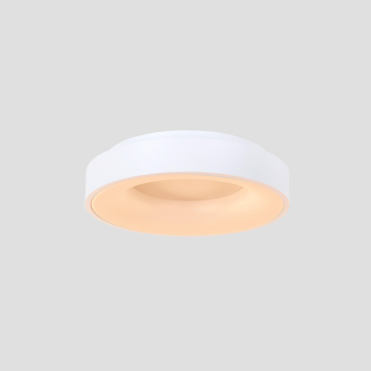 LED-DECKENLEUCHTE Ringlede 38/9 cm   - Weiß, Basics, Kunststoff/Metall (38/9cm)