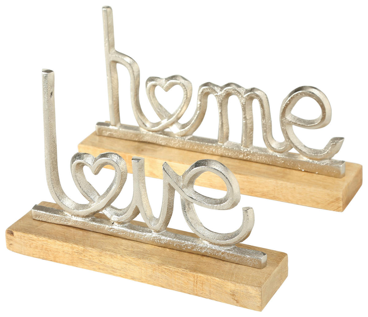 DEKORAČNÍ NÁPIS - Basics, dřevo (31/6,5/17cm)