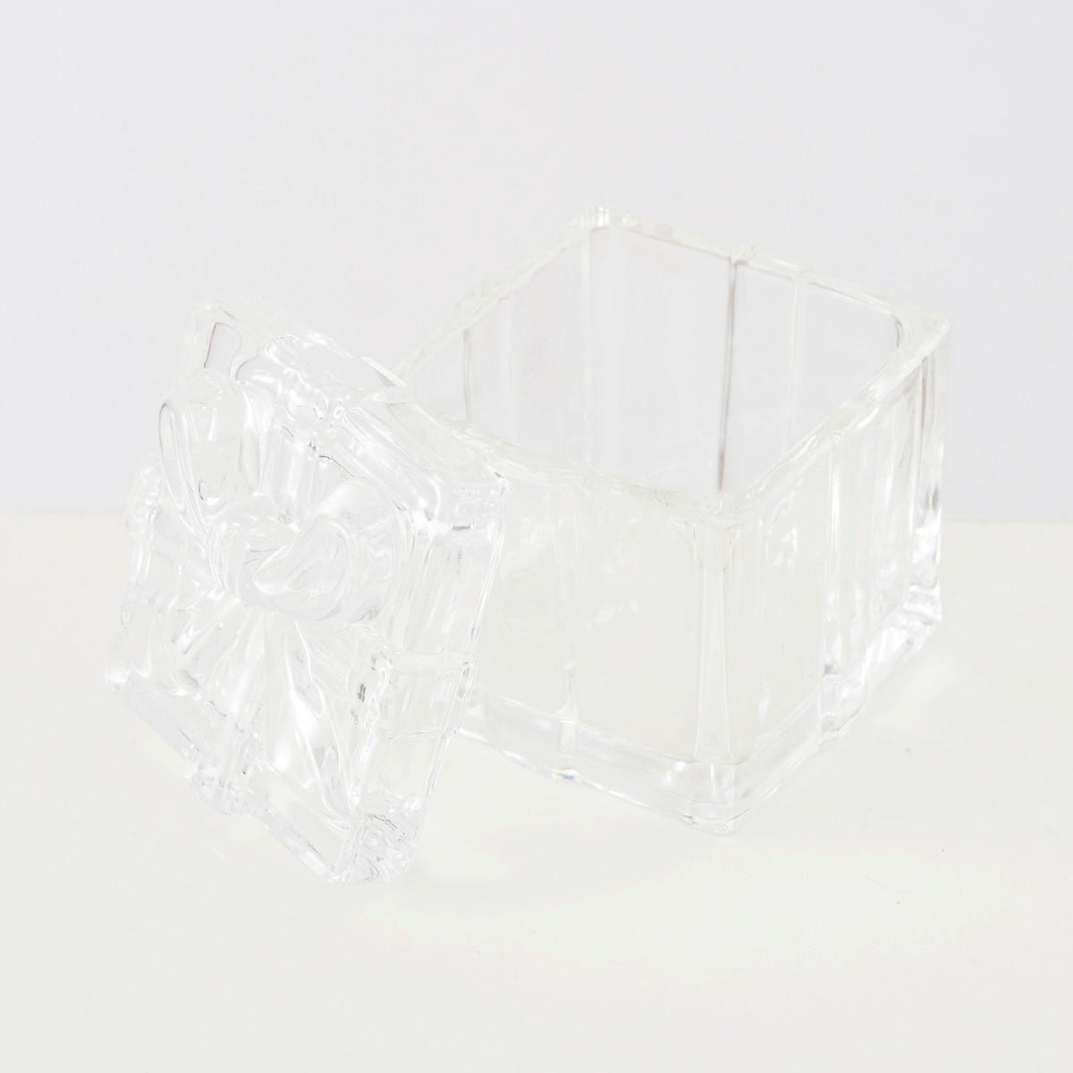 BOX, sklo - průhledné, Design, sklo (6,2/6,2/7cm)