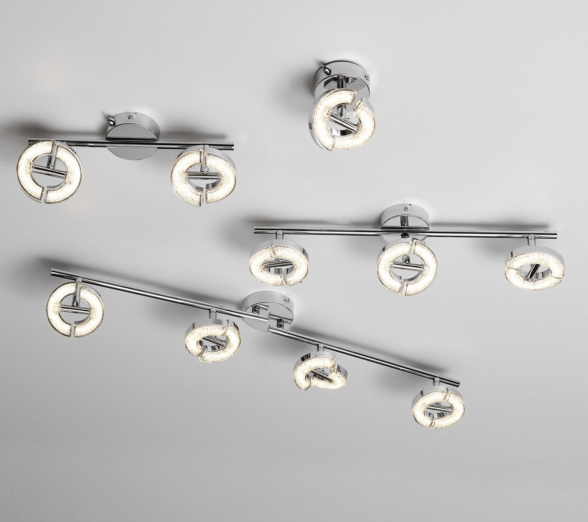 LED ZÁŘIČ, 10/10 cm  - Design, kov/plast (10/10cm) - Novel