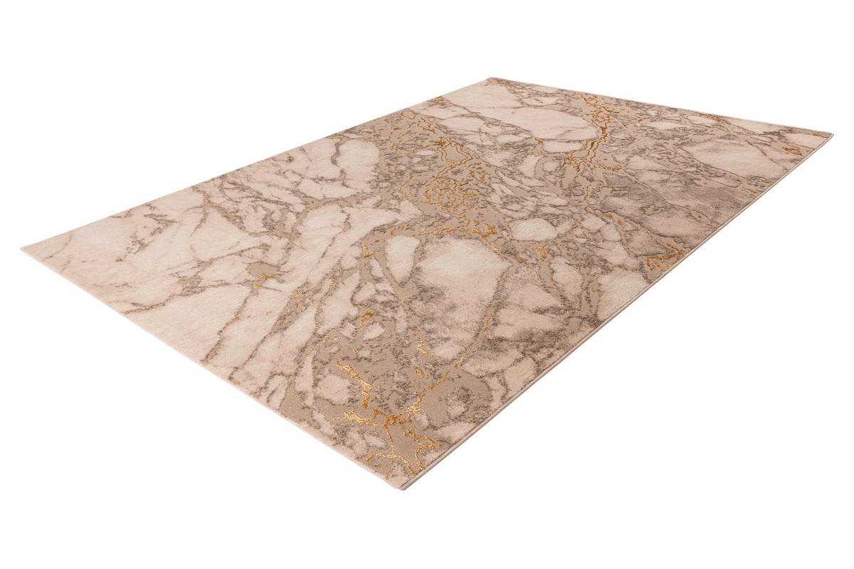 FLACHWEBETEPPICH 160/230 cm Goldfarben  - Goldfarben, Basics, Textil (160/230cm) - Kayoom