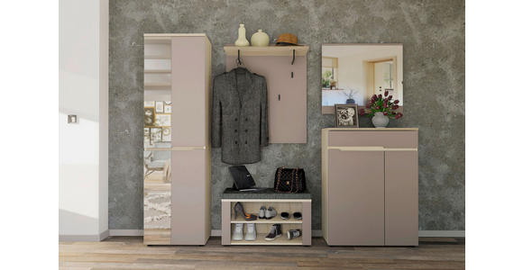 SPIEGEL 80/70/2 cm  - Taupe, Design, Glas/Holzwerkstoff (80/70/2cm) - Voleo