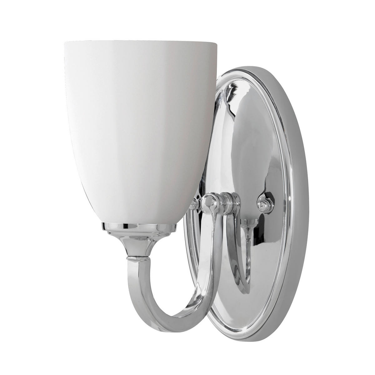 BADEZIMMER-WANDLEUCHTE - Chromfarben, Konventionell, Glas/Metall (11,7/17,8/22,2cm) - Elstead Lighting