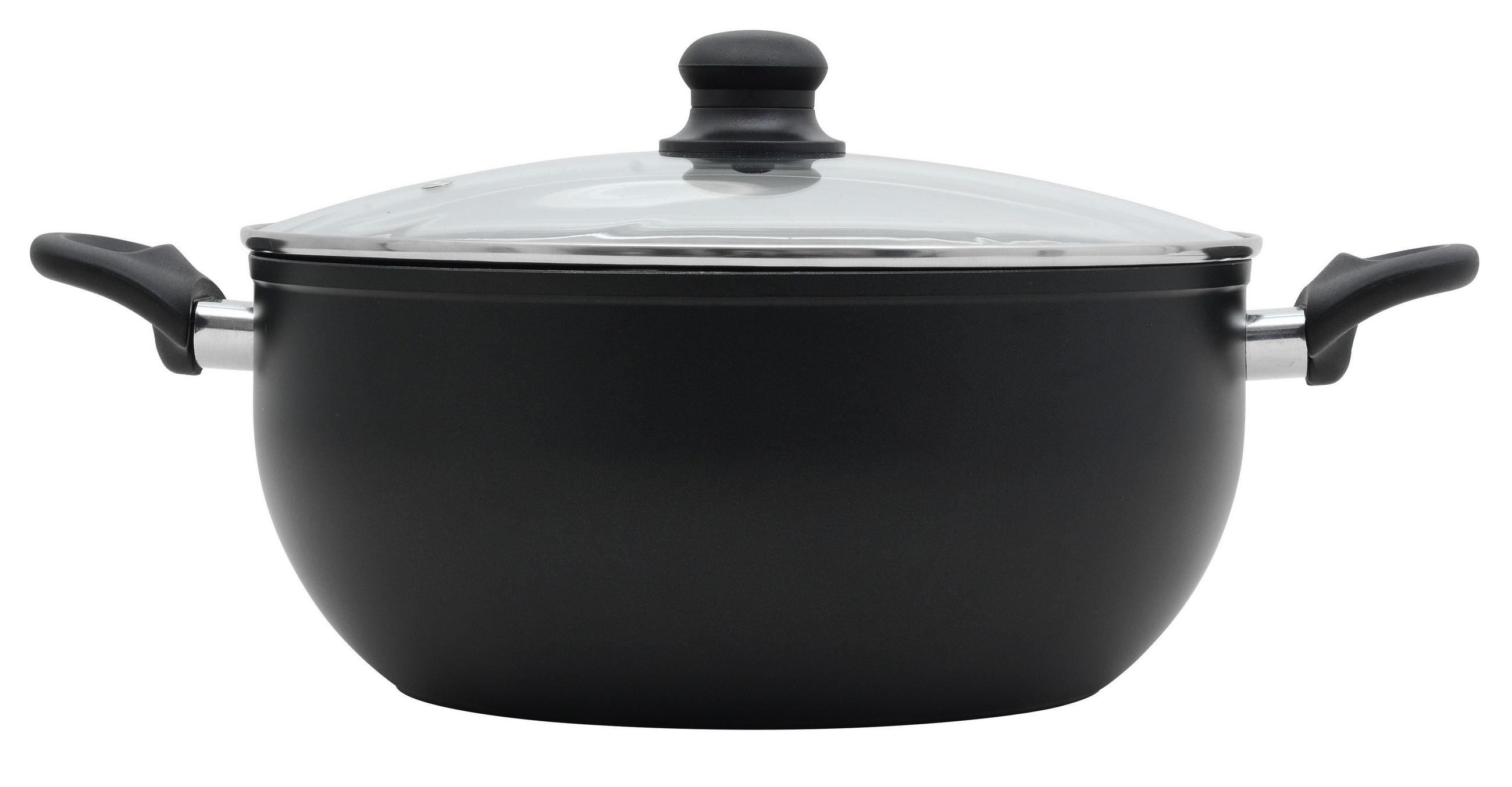 BUFFÉTGRYTA - svart, Basics, metall/glas (7,5l)