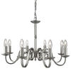 KRONLEUCHTER 65/94 cm   - Silberfarben, KONVENTIONELL, Metall (65/94cm)