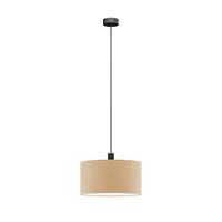 FÜGGŐLÁMPA 50/130 cm  - homokszínű, Basics, műanyag/textil (50/130cm)