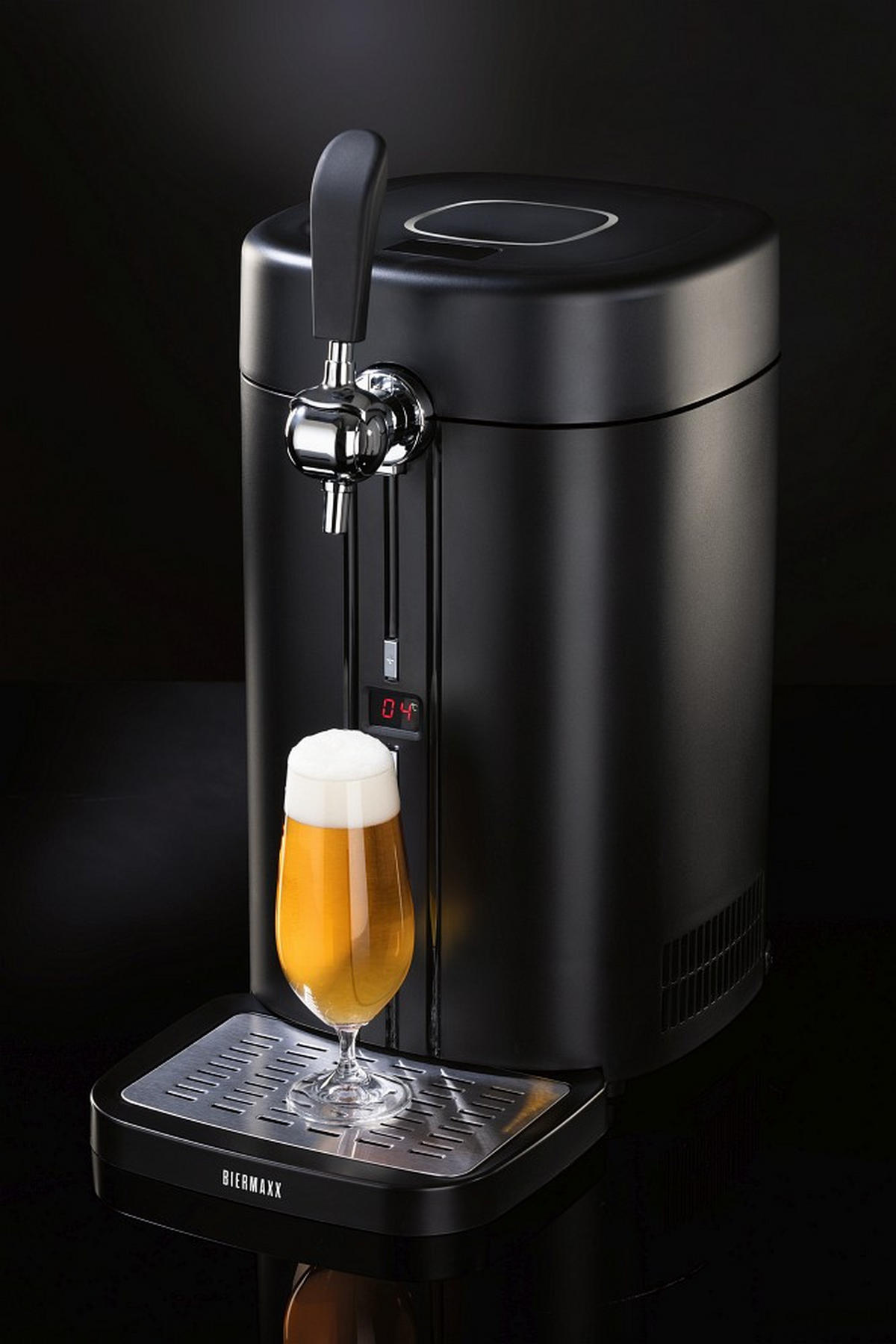 BIERZAPFANLAGE Bier MAXX  - Silberfarben/Schwarz, Basics, Kunststoff (26,4/41/52,6cm)