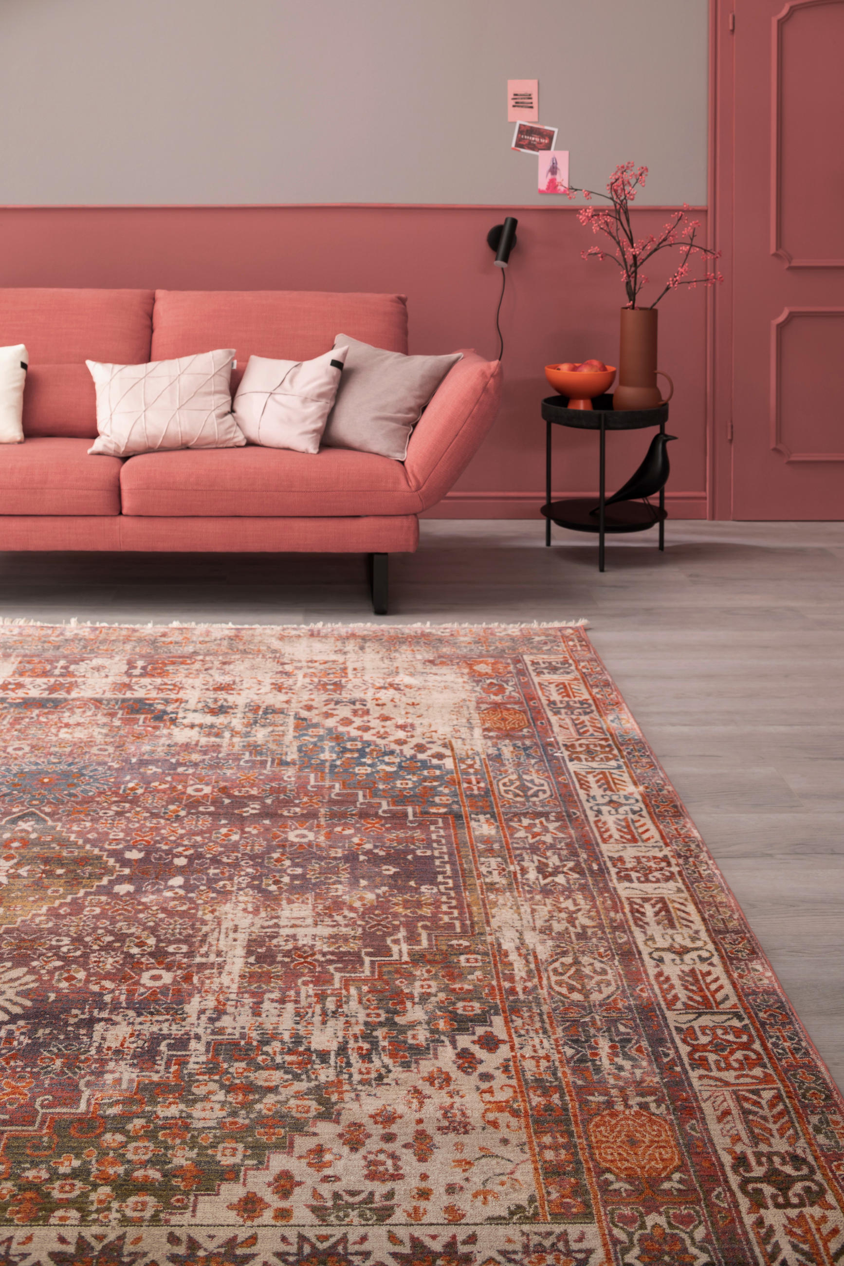 WEBTEPPICH 160/235 cm Mystik Lila, Orange, Rot  - Lila/Rot, Design, Textil (160/235cm) - Schöner Wohnen