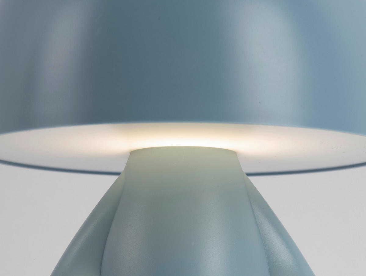 TISCHLEUCHTE - Blau, KONVENTIONELL, Kunststoff (22/27/17cm) - Leitmotiv