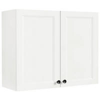 KÜCHENOBERSCHRANK 90/72/35 cm  in Weiß  - Schwarz/Weiß, MODERN, Holzwerkstoff (90/72/35cm) - Nobilia