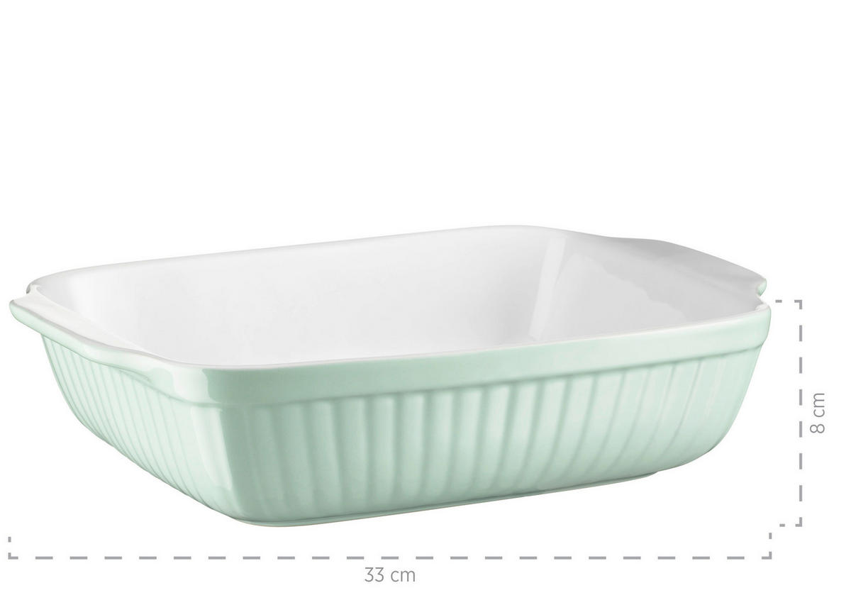 AUFLAUFFORM   - Pastellgrün, Basics, Keramik (33/8/24cm) - Mäser