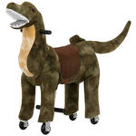 SCHAUKELTIER - Grün, Basics, Kunststoff/Textil (76/27/85cm) - My Baby Lou