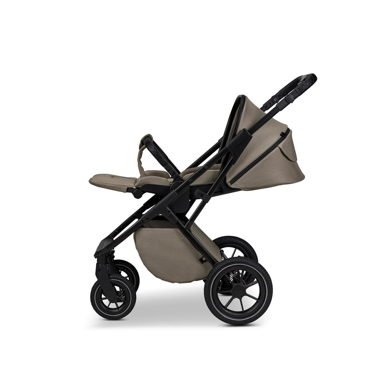 DJEČJA KOLICA  Più  - boje blata/crna, Basics, tekstil (105/56.5/127cm) - Moon