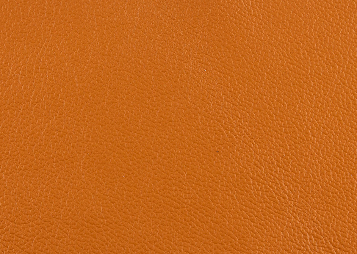 ECKSOFA in Echtleder Orange  - Beige/Alufarben, Design, Leder/Metall (288/249cm) - Beldomo Premium