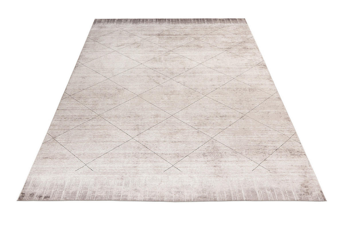 WEBTEPPICH 200/290 cm My Eden of Obsession Grau, Beige  - Beige/Grau, Design, Textil (200/290cm) - Obsession