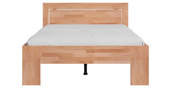 BETT 140/200 cm  in Kernbuche  - Kernbuche, Natur, Holz (140/200cm) - Linea Natura