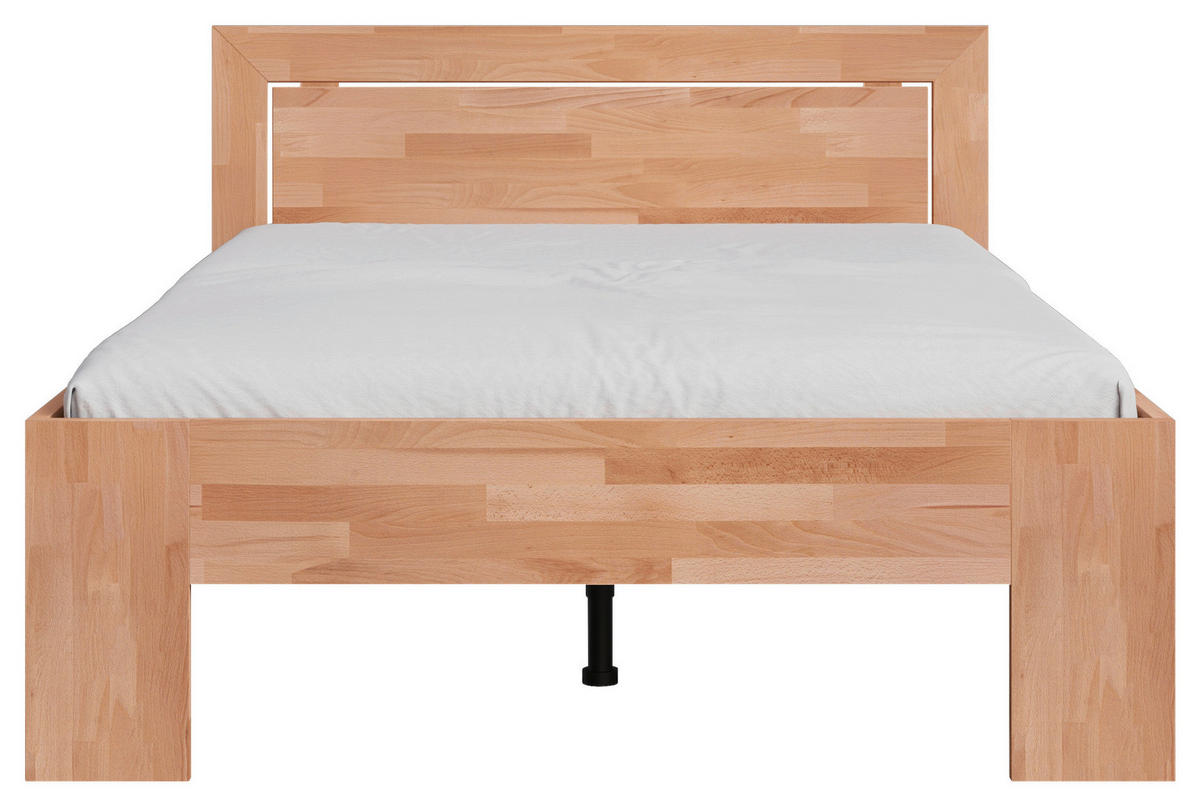 BETT 140/200 cm  in Kernbuche  - Kernbuche, Natur, Holz (140/200cm) - Linea Natura