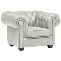 CHESTERFIELD-SESSEL - Wengefarben/Naturfarben, LIFESTYLE, Holz/Textil (115/76,5/96cm) - Landscape
