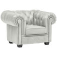 CHESTERFIELD-SESSEL - Wengefarben/Naturfarben, LIFESTYLE, Holz/Textil (115/76,5/96cm) - Landscape
