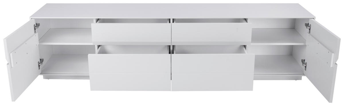 LOWBOARD  in 203/51/40 cm  - Hellgrau, MODERN, Holzwerkstoff (203/51/40cm) - Xora