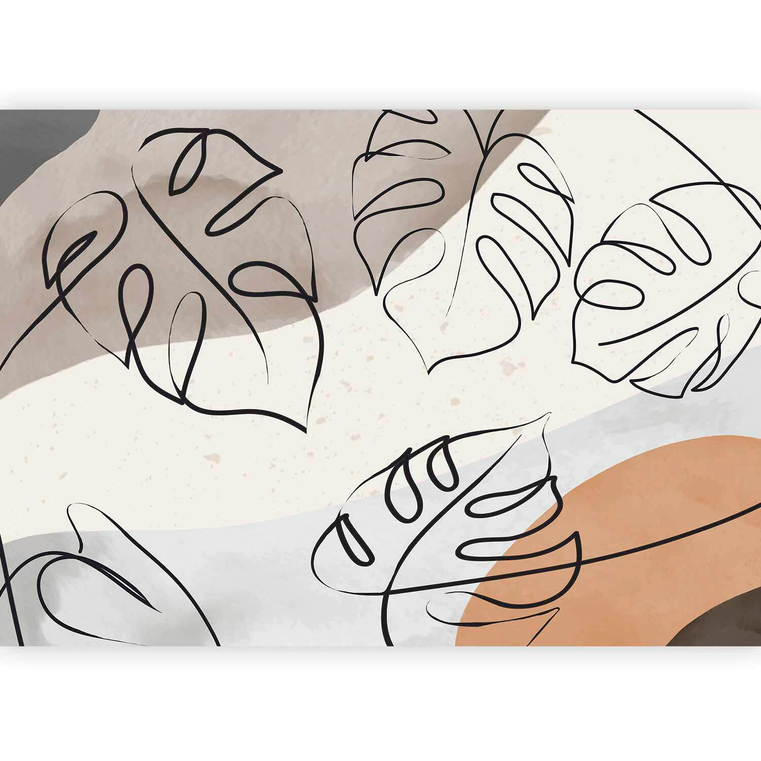 FOTOTAPETE  - Beige/Schwarz, LIFESTYLE, Textil (400/280cm) - artgeist