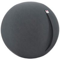 SITZBALL Webstoff  - Dunkelgrau, Design, Textil (65cm) - Stylife