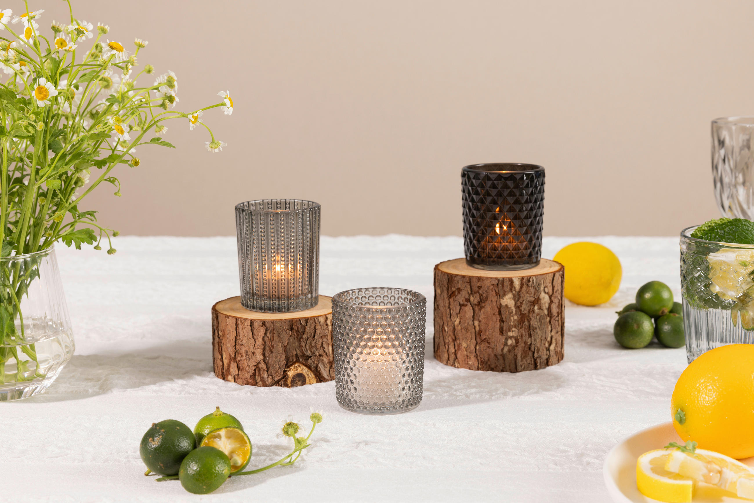 Teelichtglas Nathalie