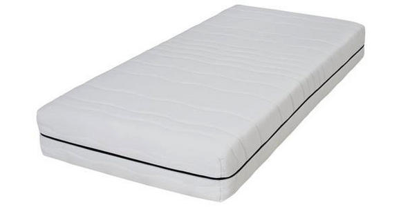 KOMFORTSCHAUMMATRATZE 120/200 cm Höhe ca. 25 cm  - Weiß, Basics, Textil (120/200cm) - Sleeptex