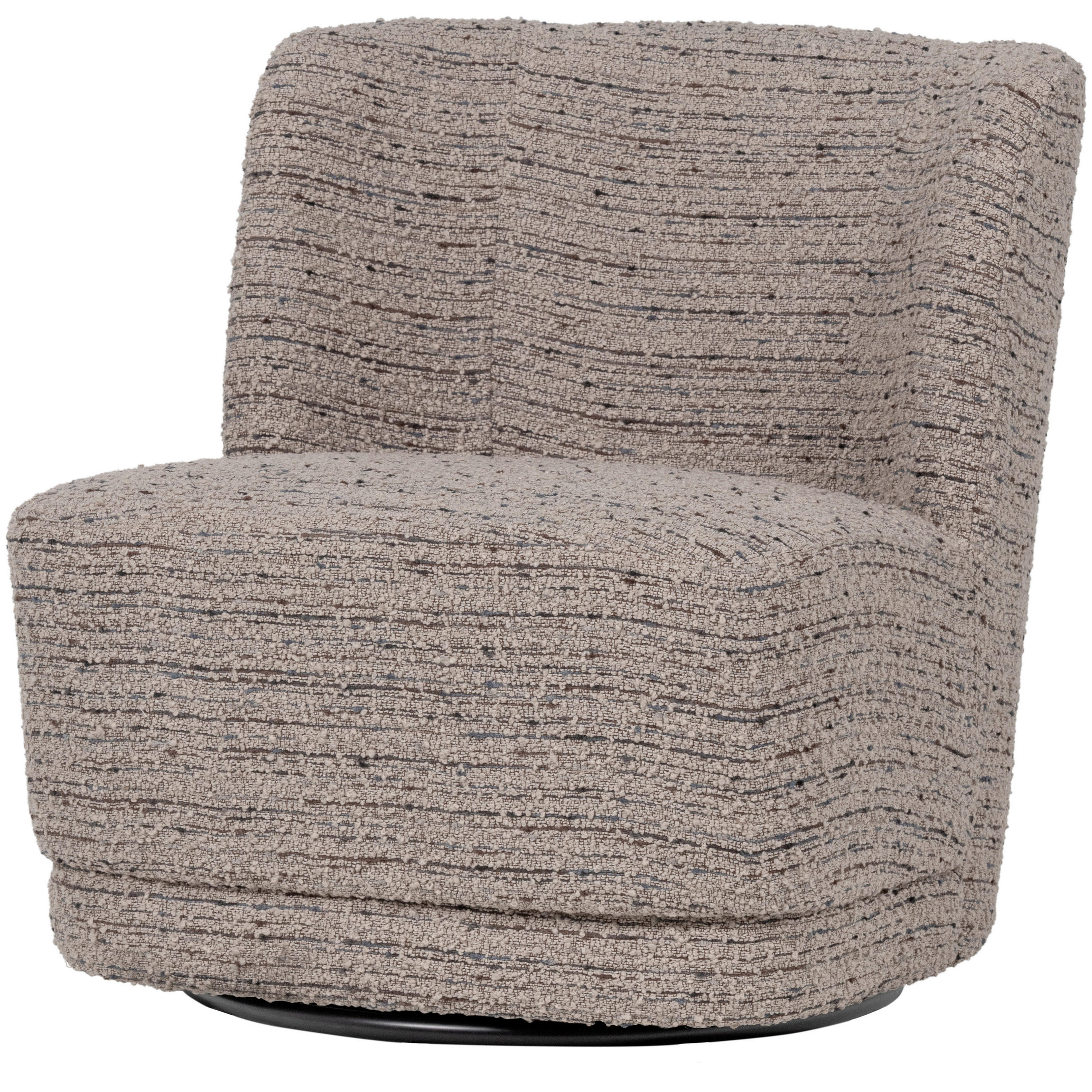 SESSEL in Webstoff Beige  - Beige/Schwarz, MODERN, Textil/Metall (74/75/65cm) - Livetastic
