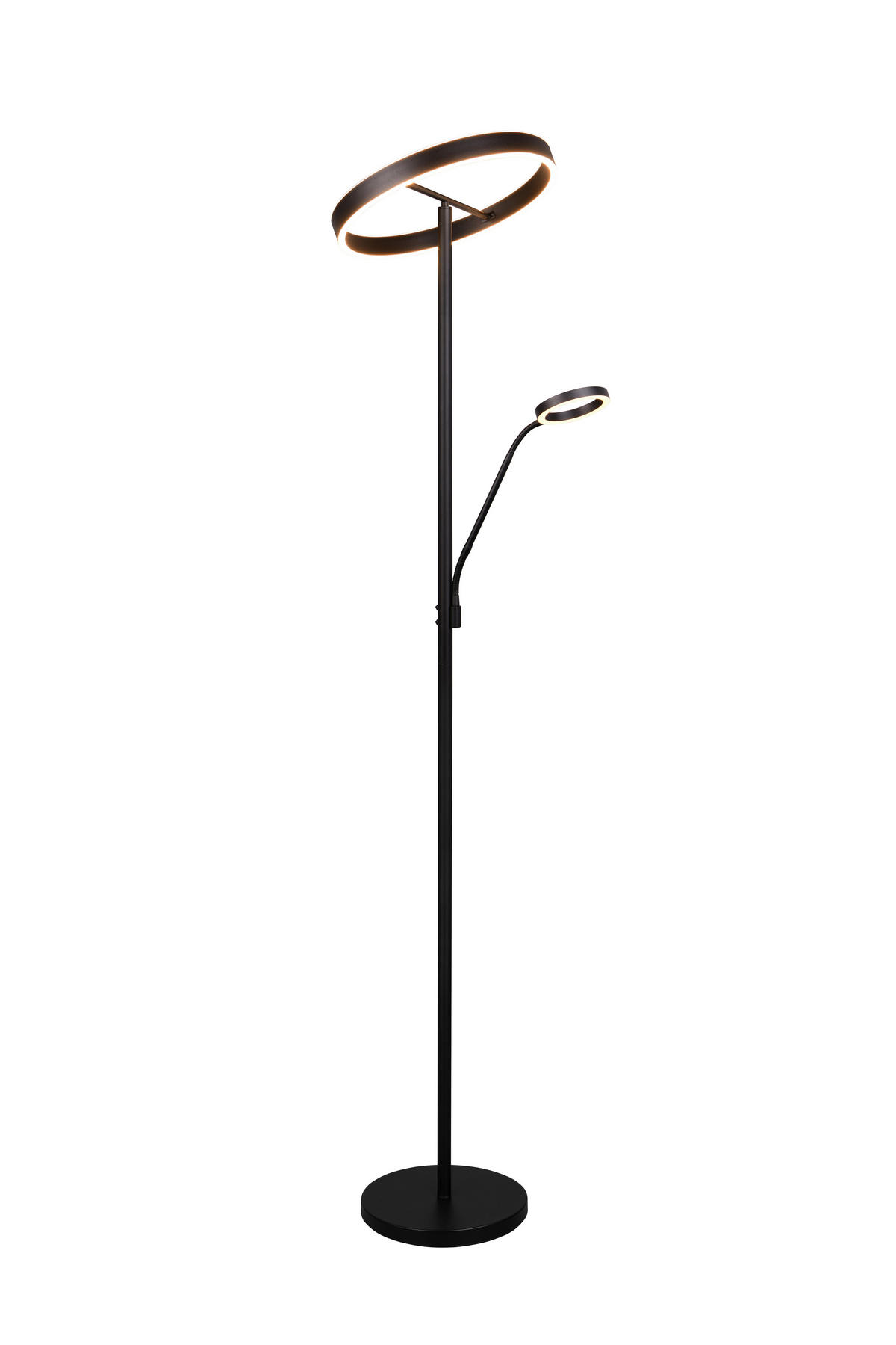 LED-STEHLEUCHTE - Schwarz, Design, Metall (40/180cm) - Trio Leuchten