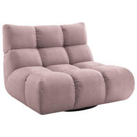 SESSEL Feincord Altrosa  - Schwarz/Altrosa, Design, Kunststoff/Textil (112/85/108cm) - Pure Home Lifestyle