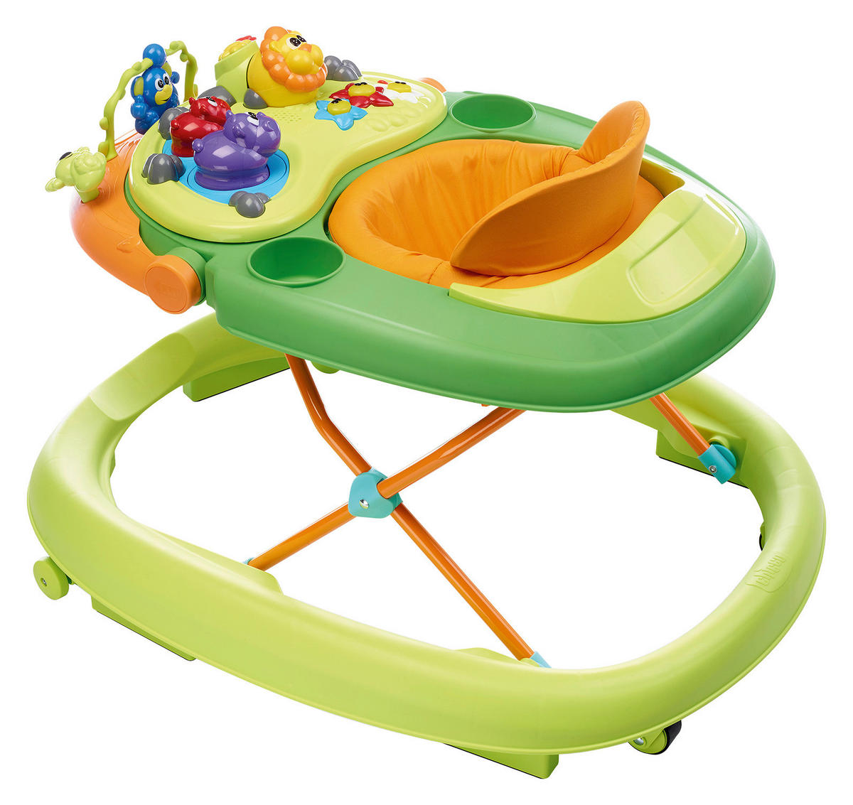 LAUFLERNHILFE - Orange/Grün, Basics, Textil/Metall (47/45/81cm) - Chicco