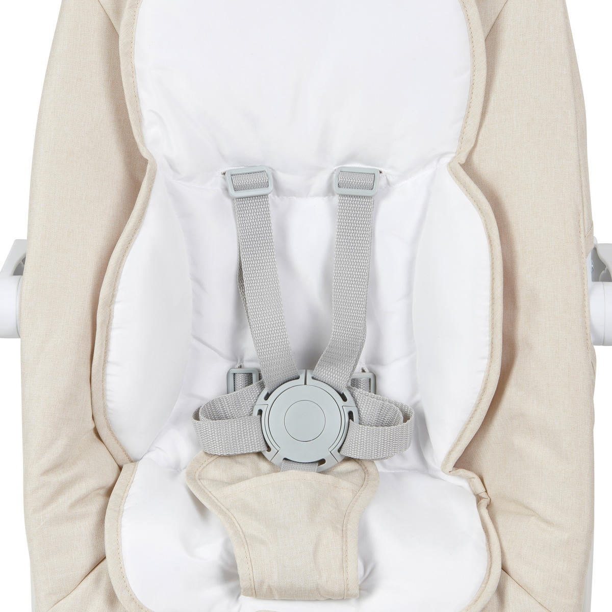 DETSKÉ HOJDACIE KRESIELKO - béžová, Basics, kov/textil (66/45/48-58cm) - My Baby Lou